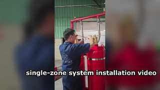 فیلم نصب سیستم اطفاء حریق تک منطقه ای