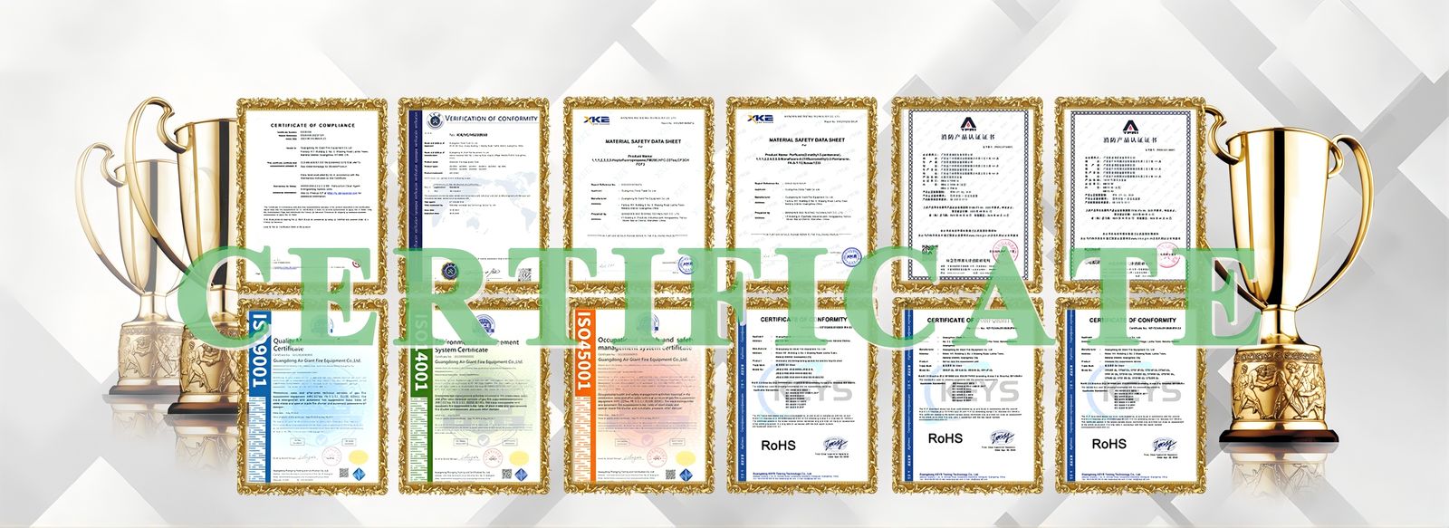 کیفیت سیستم اطفاء حریق fm200 کارخانه