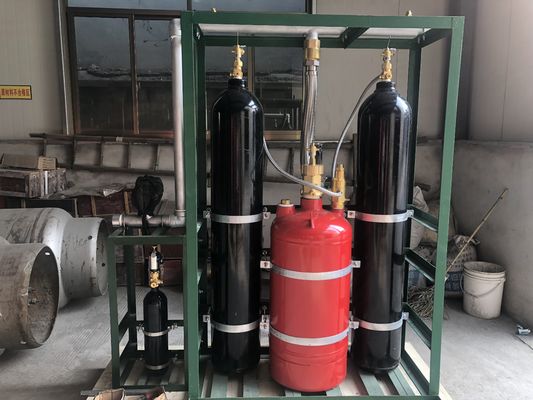 کیفیت  90Ltr 120Ltr 245Ltr Piston Flow Type Clean Agent Fire Suppression System FM200 کارخانه