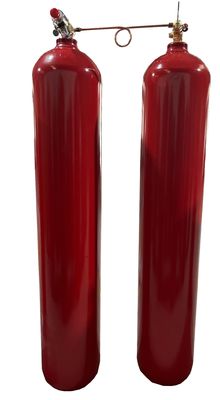 کیفیت  Electrically Non-Conductive CO2 Fire System 1448mm CO2 Gas Bottle In Power Room کارخانه