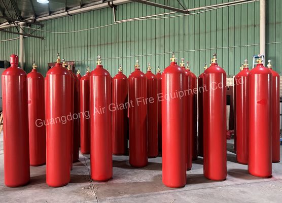کیفیت  150-300 Bar Inert Gas Fire Suppression System Cylinder Manufacturer کارخانه