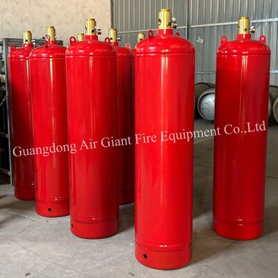 کیفیت  FM200 Fire Extinguishing System Cylinder Without Pollution For Computer Room کارخانه