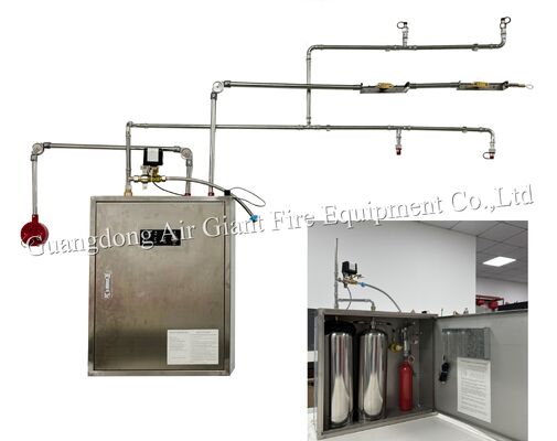 کیفیت  Single Bottles Automatic Protection Restaurant Fire Suppression System For Hotel Fire Fight کارخانه