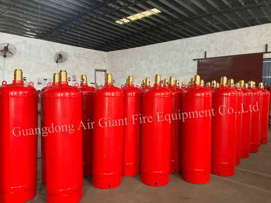 کیفیت  HFC227ea fire suppression system cylinder for telecommunication room کارخانه