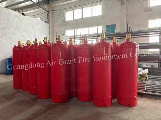 کیفیت  Automatic FK 5-1-12 Fire Suppression System Cylinder Without Pollution For Museum کارخانه