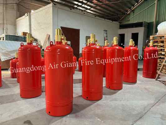 کیفیت  FM200 Fire Suppression System Cylinder Without Residue For Library کارخانه
