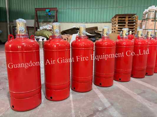 کیفیت  Enclosed Flooding Novec 1230 Fire Suppression System Cylinder with 4.2MPa Storage Pressure and Residue-Free Design for Anechoic Chambers کارخانه