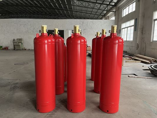 4.2 مگا پاسکال کربن استیل FM200 کپسول آتش نشانی اتوماتیک 120L 150L 180L