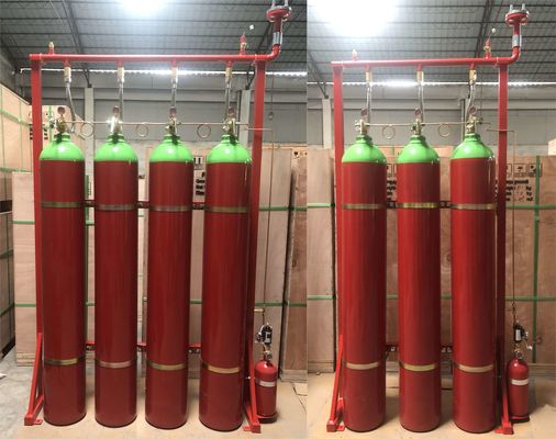 Nitrogen IG100 Inert Gas Suppression Protection Protection System 80Ltr