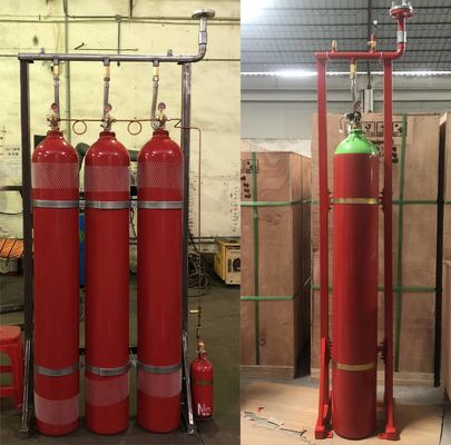 سیستم اطفاء حریق نیتروژن IG100 گاز بی اثر 20MPa 30MPa