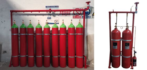 سیستم اطفاء حریق Inergen Ig541 گاز بی اثر 20MPa 30MPa