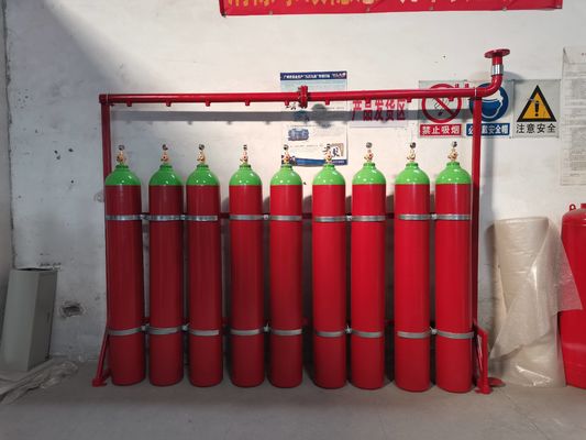 Inergen IG541 سیستم اطفاء حریق گاز بی اثر سیل محصور