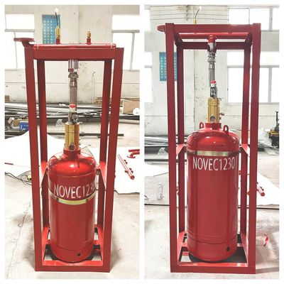 کپسول آتش نشانی قابل حمل سیستم 40L 70L 100L Novec 1230 DC 24V 1.6A