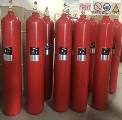 سیلندرهای گاز آرگونیت 100% نیتروژن تحت فشار سیستم اطفاء حریق