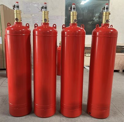 کپسول آتش نشانی اتاق کامپیوتر FM200 سیلندر گاز 5.6MPa