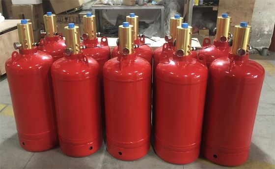 سیلندرهای FM 200 سیستم اطفاء حریق اتوماتیک در اتاق UPS
