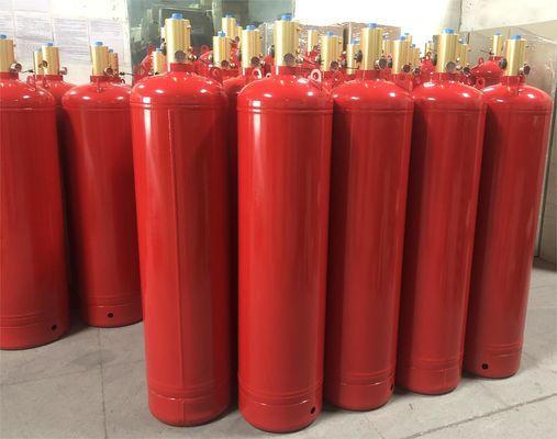 کپسول آتش نشانی سرور 180 لیتری FM 200 سیلندرهای غیر خورنده