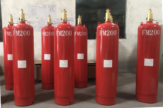سیلندرهای سیستم اطفاء حریق HFC227ea FM 200 در اتاقک Anechoic OEM ODM