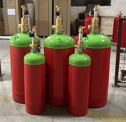 سیلندرهای 2.5 مگاپاسکال FM 200 HFC 227ea سیستم های اطفاء حریق در اتاق مخابرات