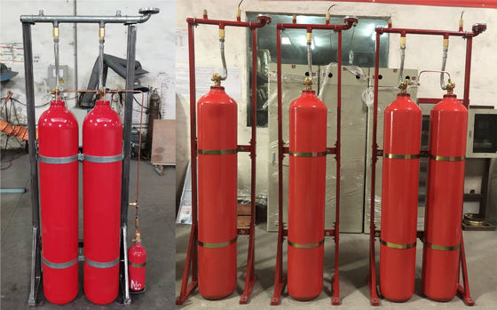 سیستم اطفاء حریق CO2 70 لیتری سیستم اطفاء CO2 ثابت 42 کیلوگرم