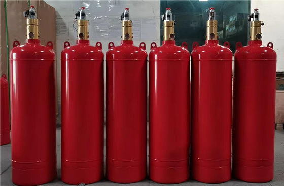 سیلندر گاز نیتروژن Novec1230 4.2MPa بدون آلودگی در اتاق ذخیره سازی