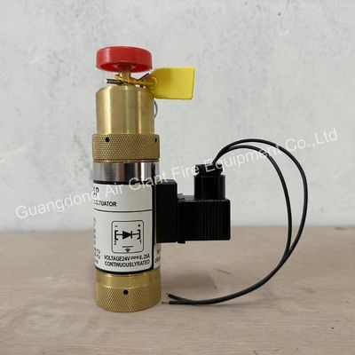 اکتور سولنویدی نصب شده بر روی سیلندر سیستم خنک کننده آتش غیر خوردنی NOVEC 1230