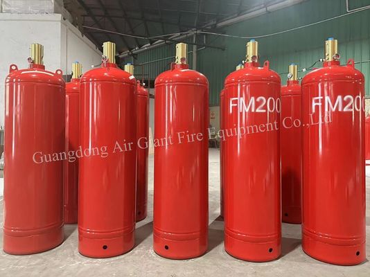 سیلندر برای سیستم آتش سوزی FM200 با کیفیت بالا بدون آلودگی برای اتاق برق