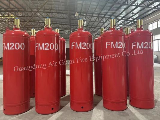 سیلندر برای محیط زیست دوستانه FM200 سیستم آتش سوزی برای اتاق ذخیره سازی