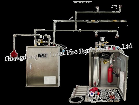 سیستم خاموش کننده آتش آشپزخانه های شیمیایی مرطوب برای آتش سوزی روغن های غذایی