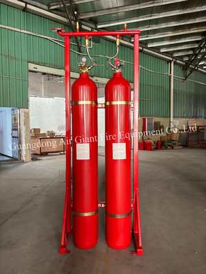 Inergen IG55 Fire Suppression System For Rapid Response